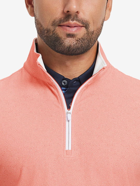 Full Print Quarter Zip Pullover