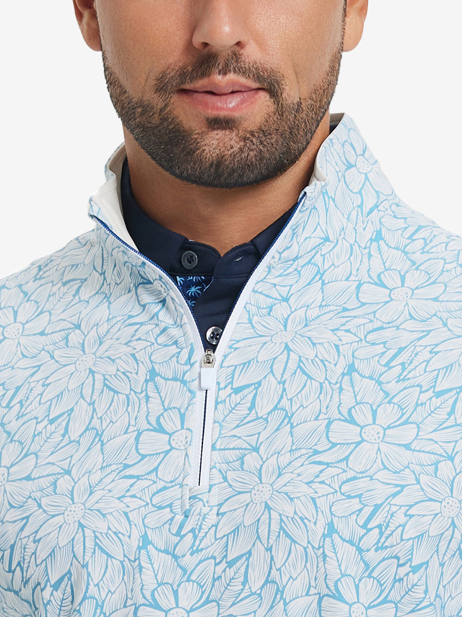 Full Print Quarter Zip Pullover