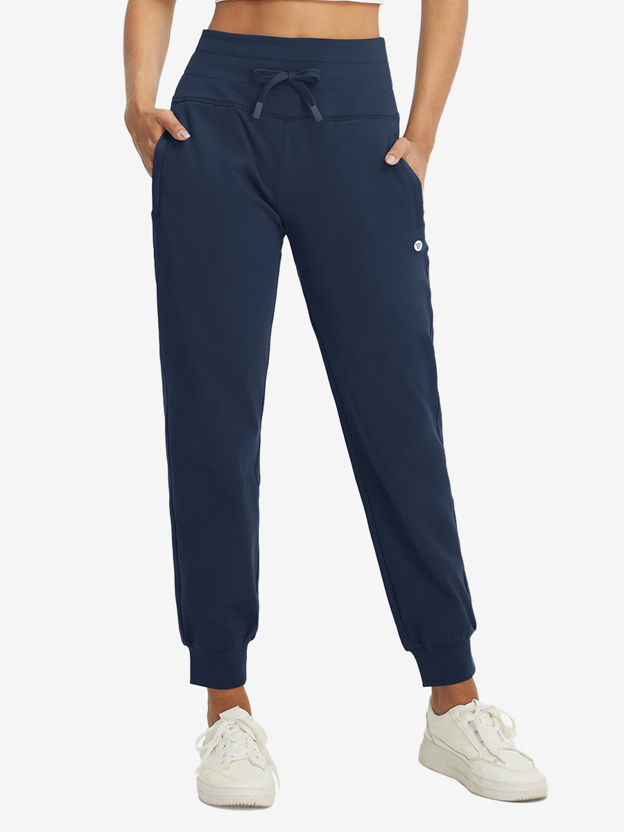 Women's Stretch Fleece Lined Athletic Joggers Sweatpants