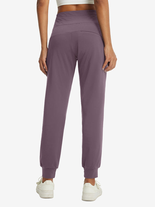 Women's Stretch Fleece Lined Athletic Joggers Sweatpants