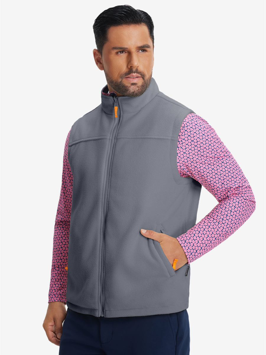 Windproof Fleece Reversible Golf Vest