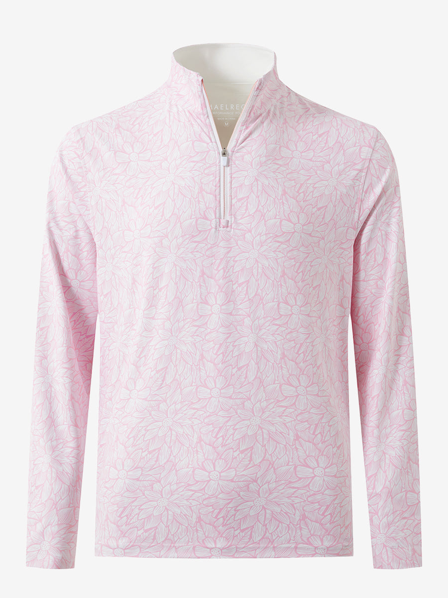 Full Print Quarter Zip Pullover