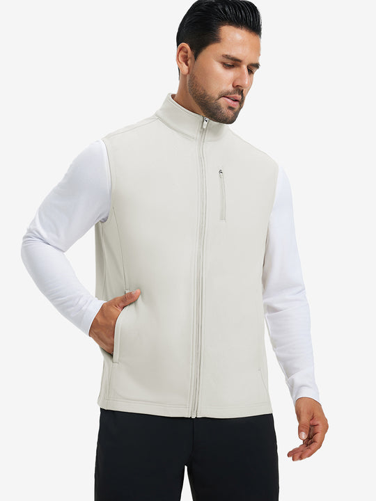 Water-Resistant Fleece Golf Vests