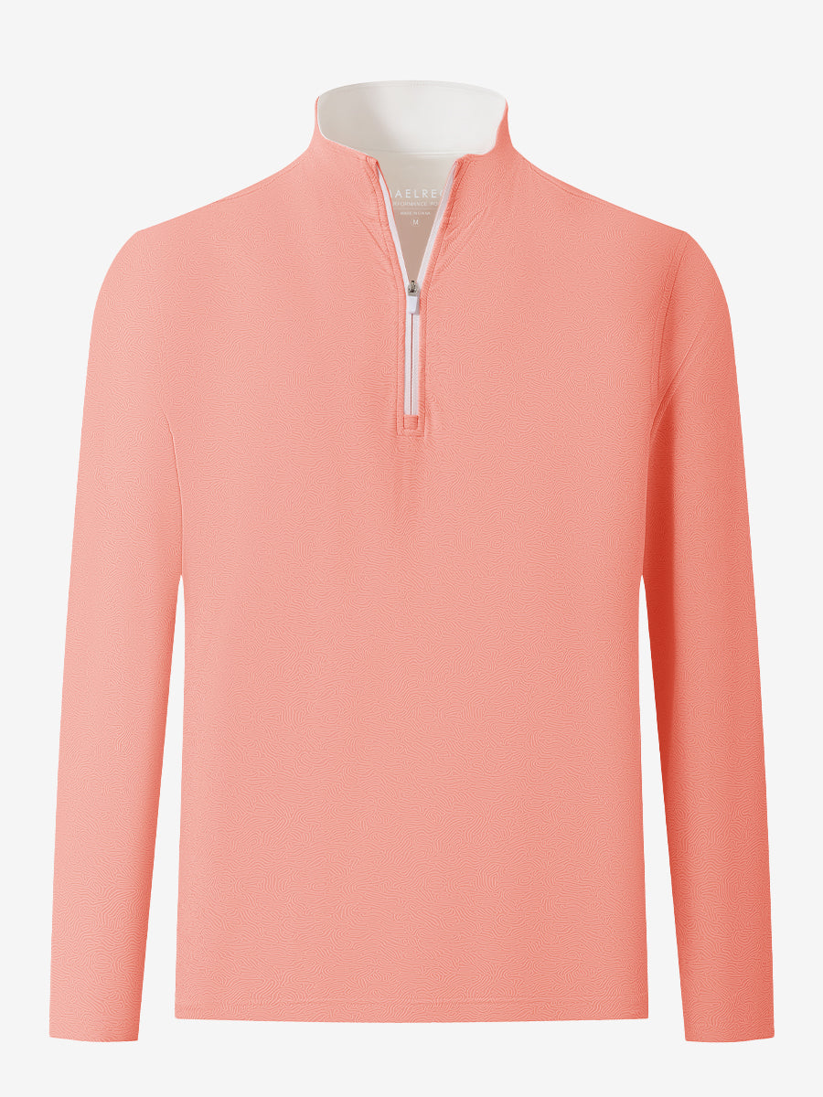 Full Print Quarter Zip Pullover