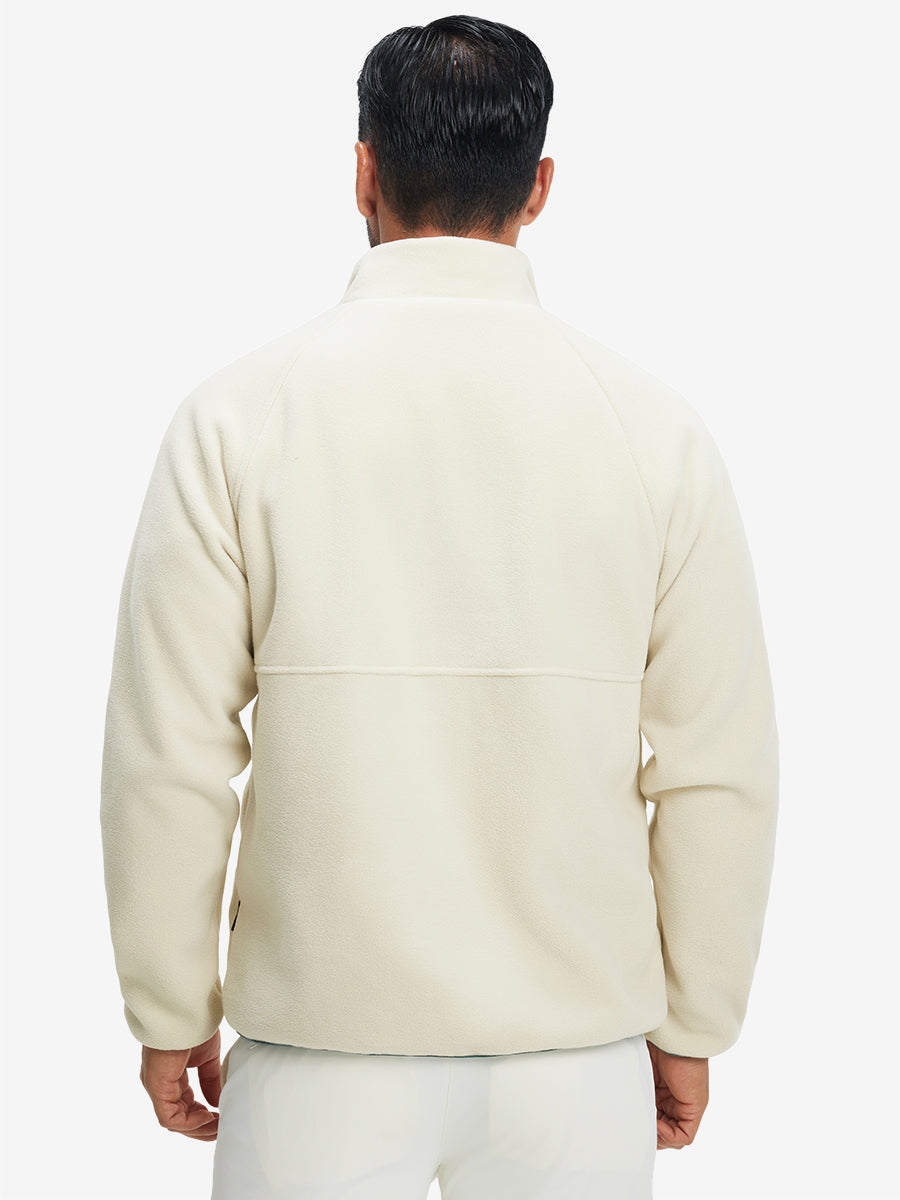 Reversible Fleece Jacket with 5 Pockets