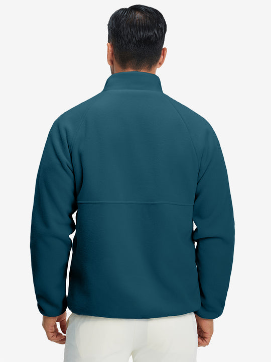 Reversible Fleece Jacket with 5 Pockets