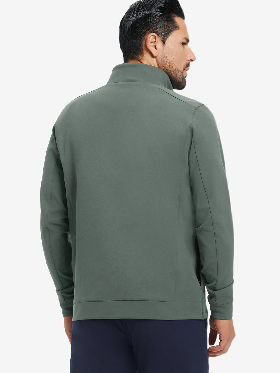 Water-Resistant Zip Up Golf Jacket