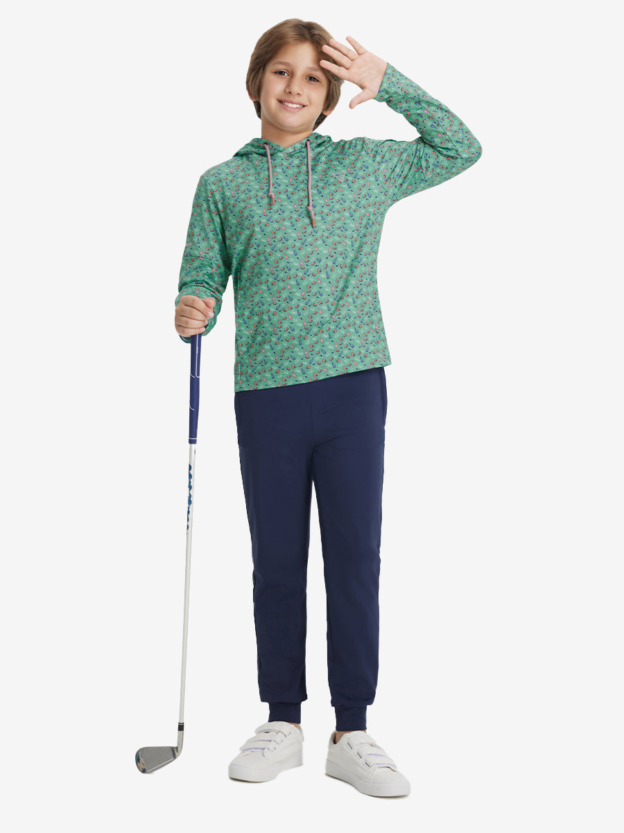 Youth Full Print Stylish Hoodies Pullover