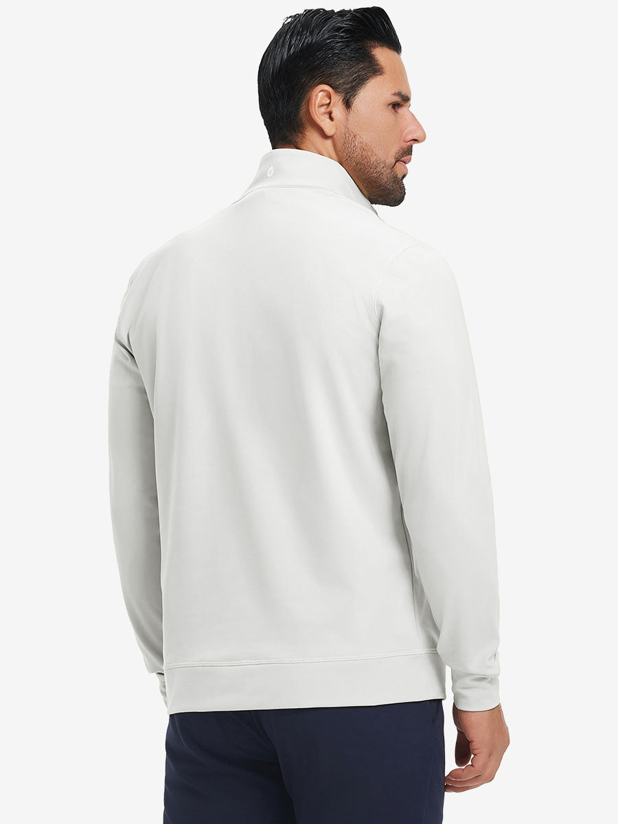 Ultra-Soft Brushed Fleece Lining Quarter zip Sweatshirt