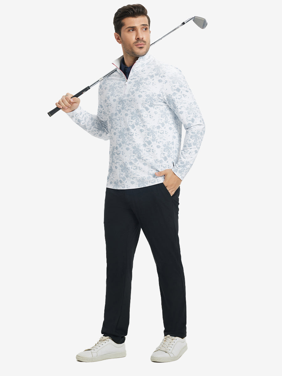 Full Print Quarter Zip Pullover