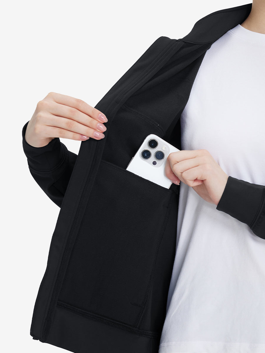 Women's Water-Resistant Stretch Fleece Lined Jacket