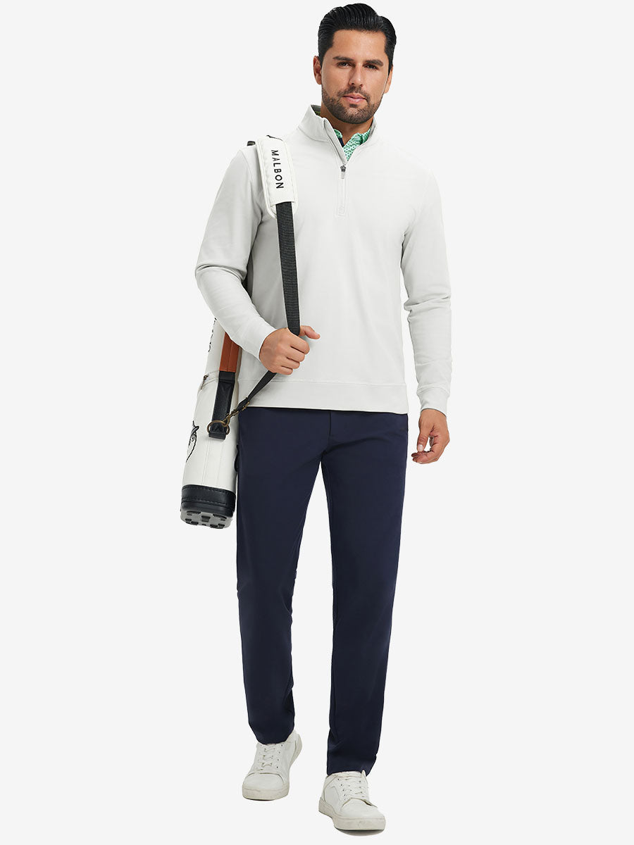 Ultra-Soft Brushed Fleece Lining Quarter zip Sweatshirt