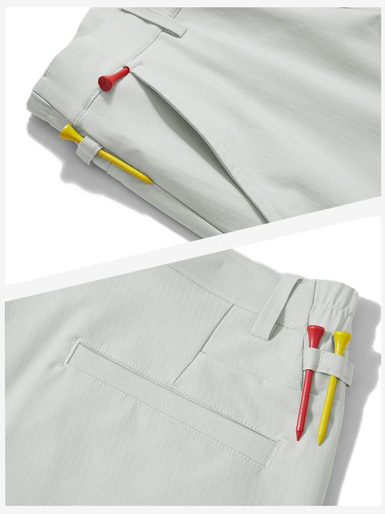 Lightweight Flat Front Casual Trousers