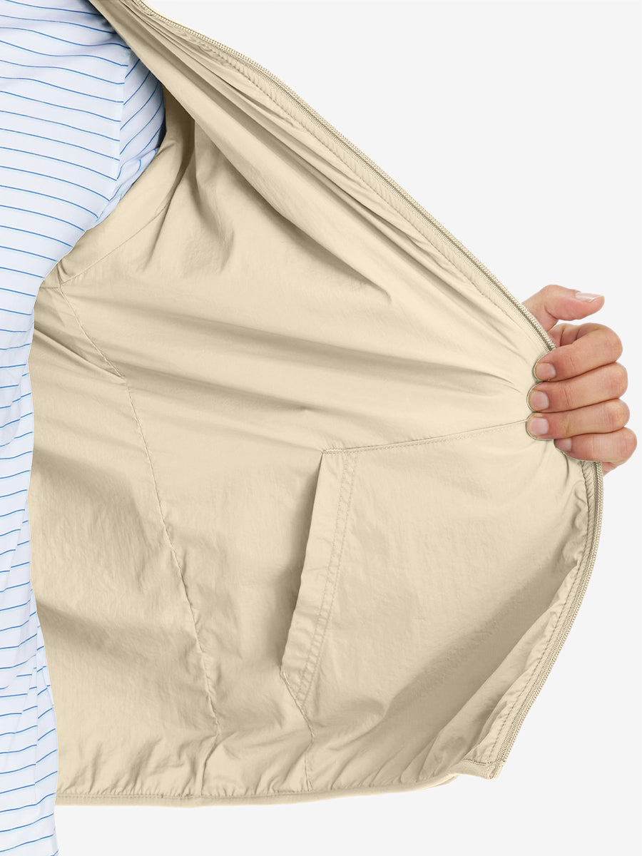 Reversible Fleece Jacket with 5 Pockets