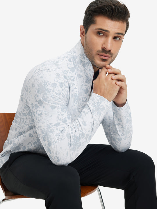 Full Print Quarter Zip Pullover