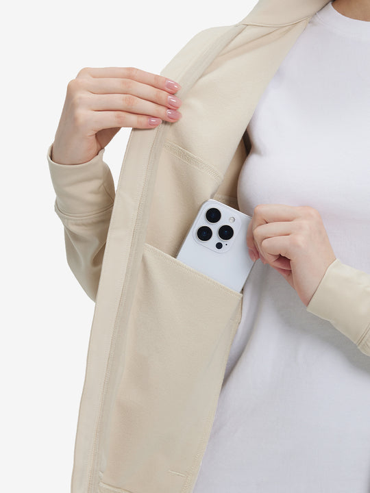 Women's Water-Resistant Stretch Fleece Lined Jacket