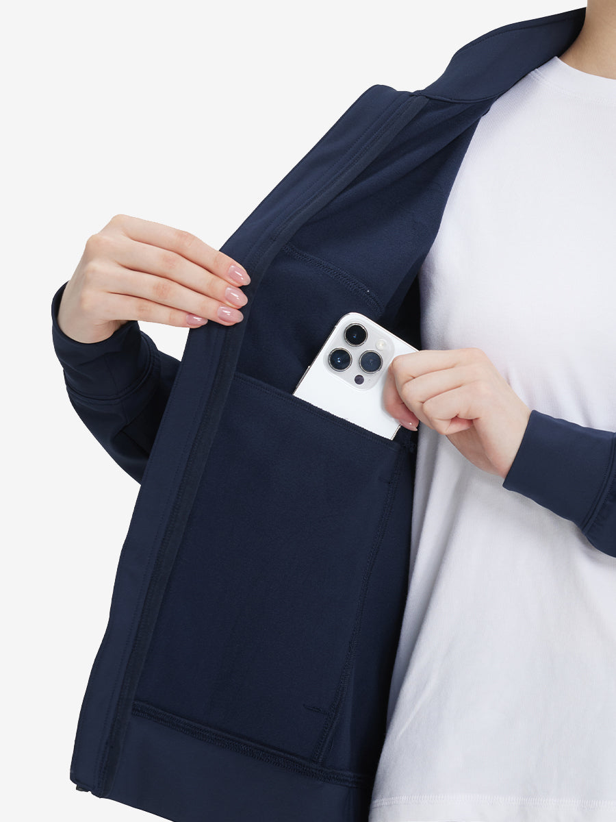 Women's Water-Resistant Stretch Fleece Lined Jacket