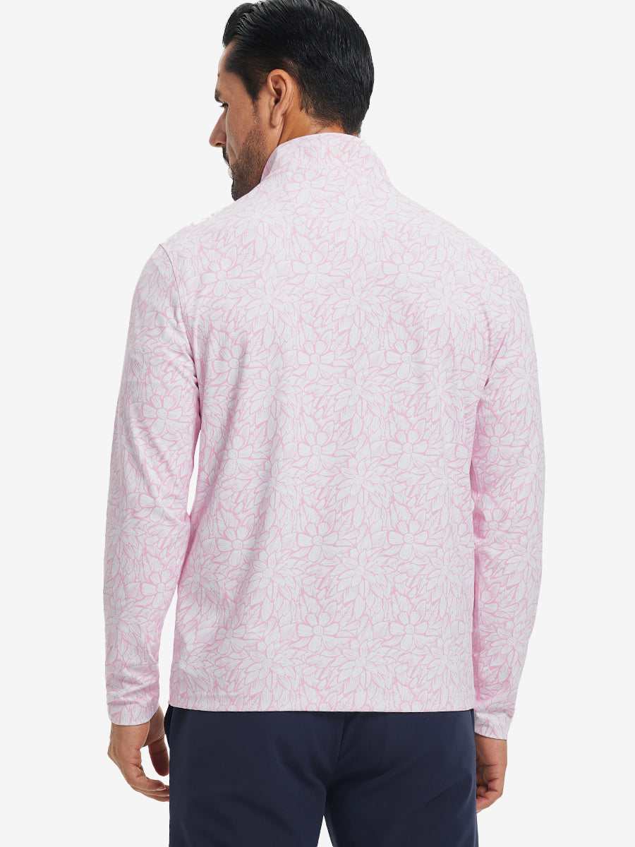 Full Print Quarter Zip Pullover